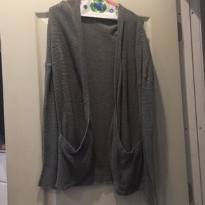 American Eagle gray cardigan